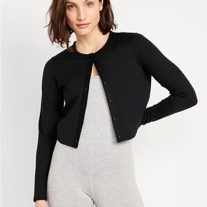 CloudComfy Cropped Athletic Cardigan - NWT